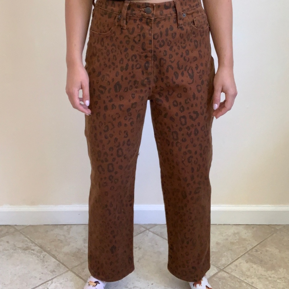 Neve worn cheetah pants